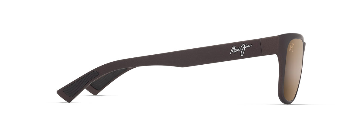 Maui Jim Kapeau sunglasses in Matte Metallic Brown, side view