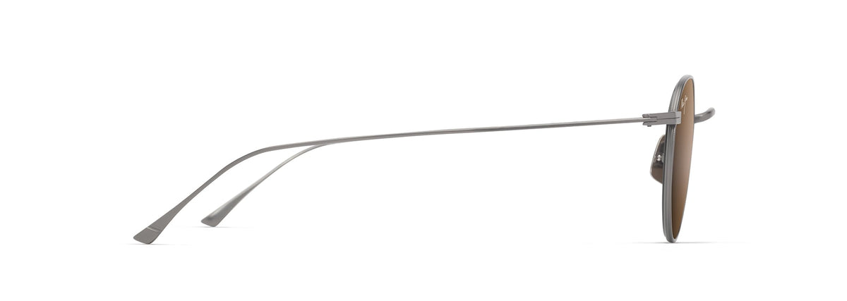 Maui Jim Kaapeha sunglasses in Matte Dark Ruthenium, side view