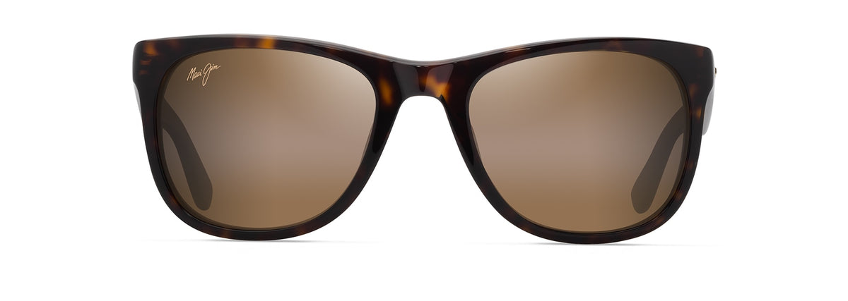 Maui Jim Kikonia sunglasses in Shiny Dark Havana, front view
