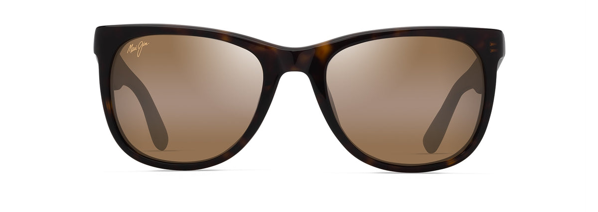 Maui Jim Kikonia XL sunglasses in Shiny Dark Havana, front view