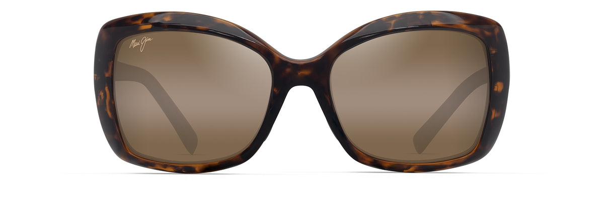 Maui Jim Orchid sunglasses in Shiny Dark Havana, front view