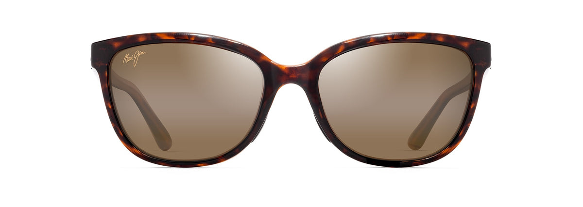 Maui Jim Honi sunglasses in Shiny Dark Havana, front view
