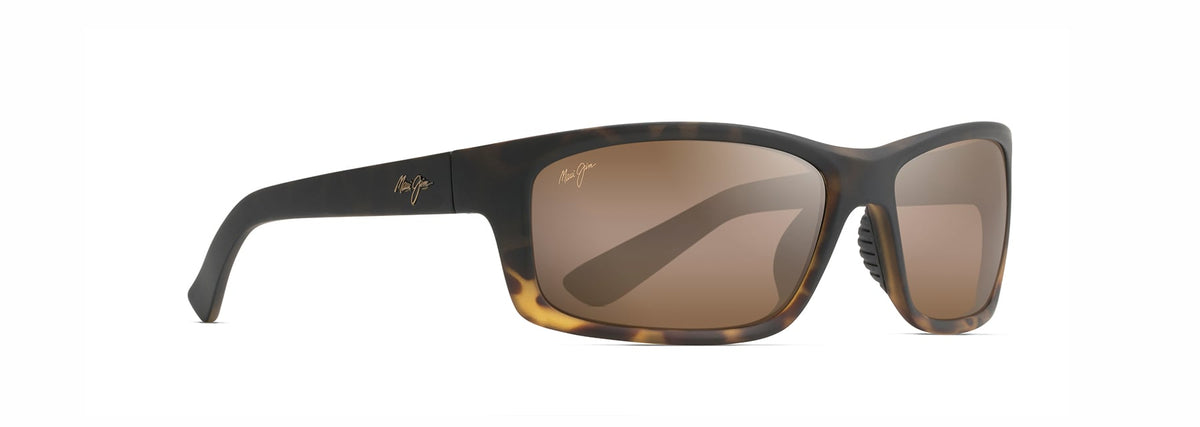 Maui Jim Kanaio Coast sunglasses in Matte Tortoise Ombre, angled view