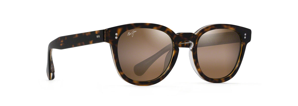 Maui Jim Cheetah 5 sunglasses in Tortoise with Crystal, angled view