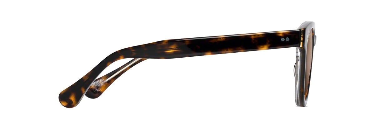 Maui Jim Cheetah 5 sunglasses in Tortoise with Crystal, side view