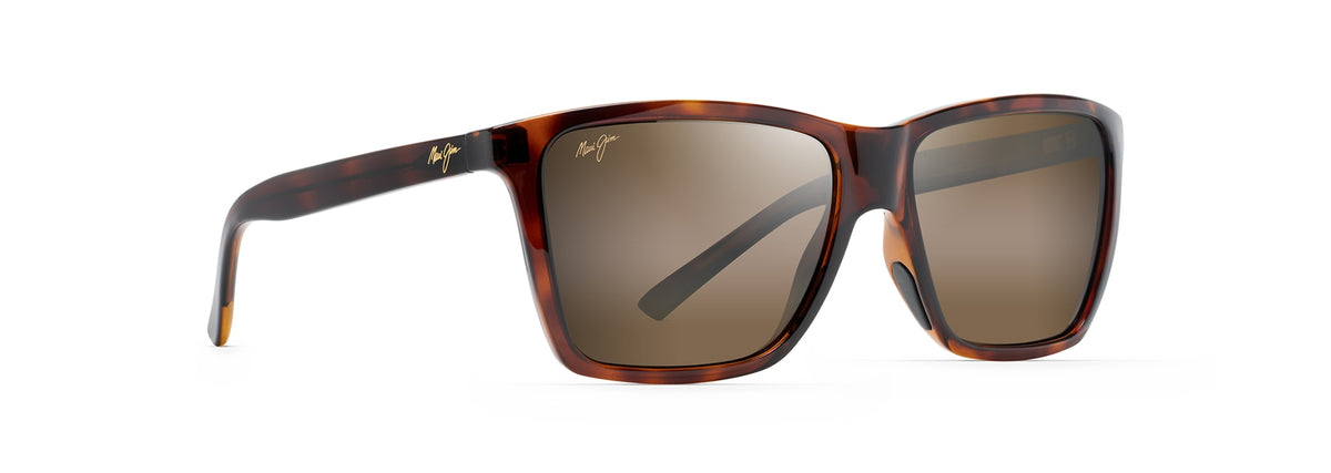 Maui Jim Cruzem sunglasses in Tortoise, angled view
