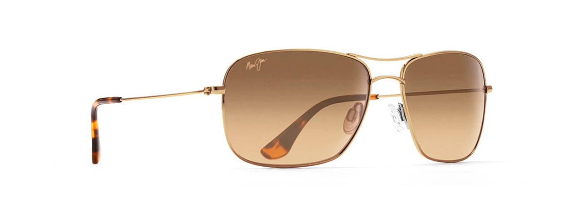Maui Jim Wiki Wiki sunglasses in Gold, angled view