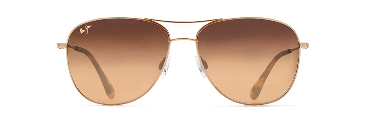 Maui Jim Cliff House sunglasses in Gold, front view