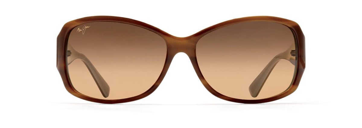 Maui Jim Nalani sunglasses in Tortoise with Blue & White, front view
