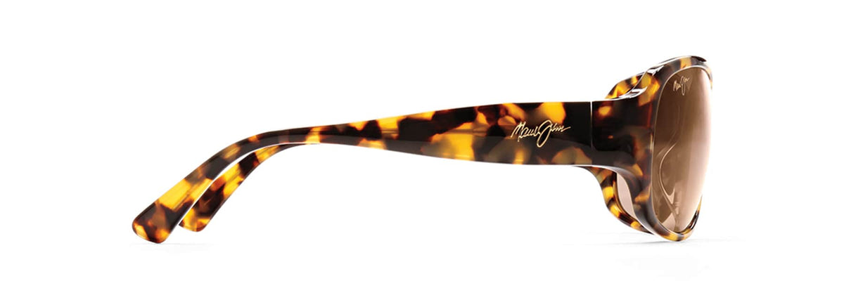 Maui Jim Nalani sunglasses in Tokyo Tortoise, side view