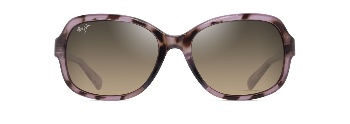 Maui Jim Hiluhilu sunglasses in Shiny Spotted Pink Havana, front view