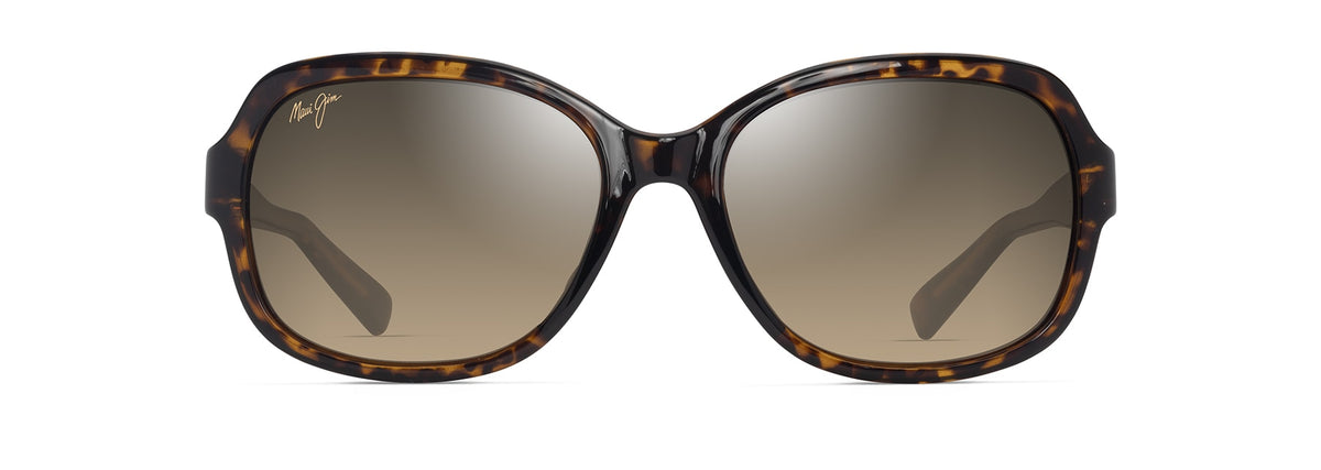 Maui Jim Hiluhilu sunglasses in Shiny Dark Havana, front view