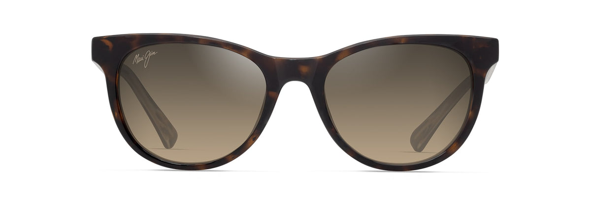 Maui Jim Lonomea sunglasses in Shiny Dark Havana, front view