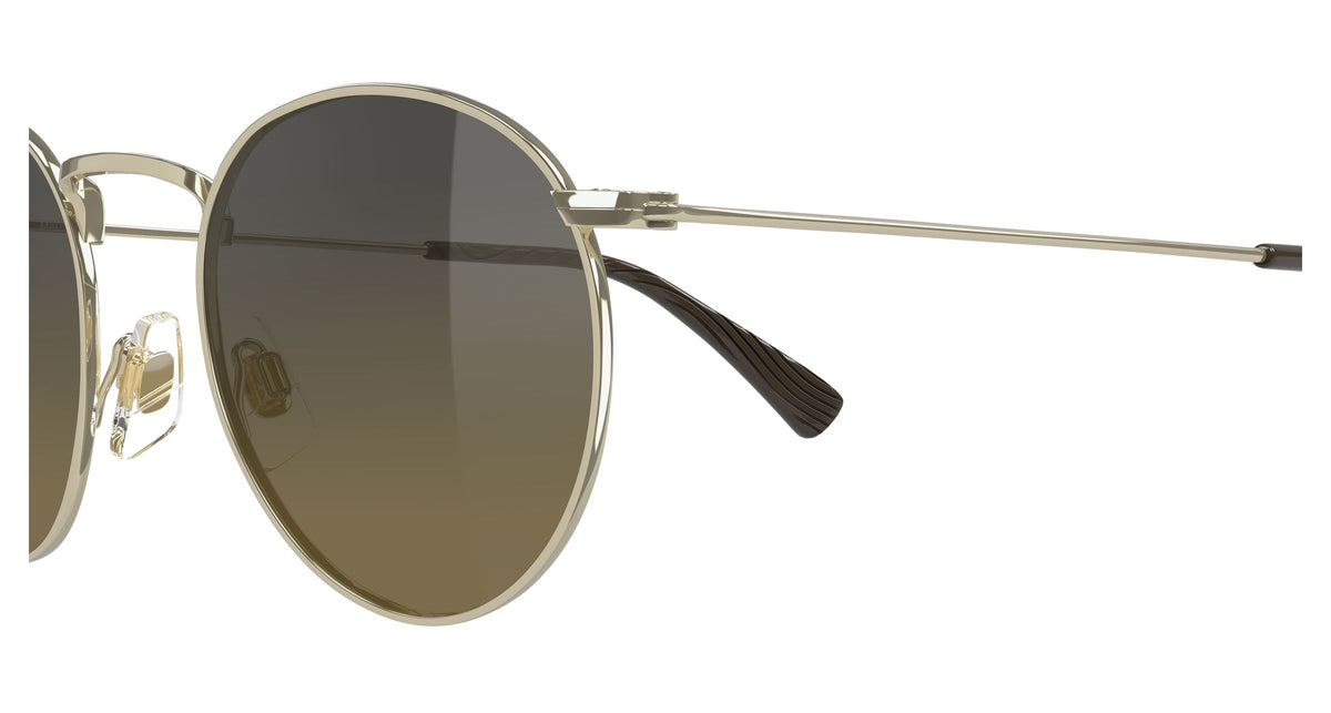 Maui Jim Pūkaua sunglasses in Shiny Light Gold - HCL Bronze SuperThin Glass, side view
