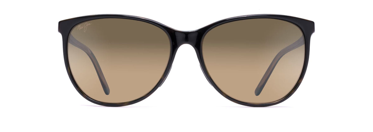 Maui Jim Ocean sunglasses in Shiny Tortoise with Peacock, front view