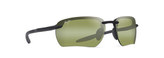 Maui Jim Hookipa Ultra G sunglasses in Matte Black, angled view