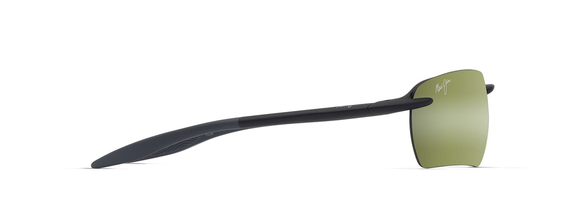 Maui Jim Hookipa Ultra G sunglasses in Matte Black, side view