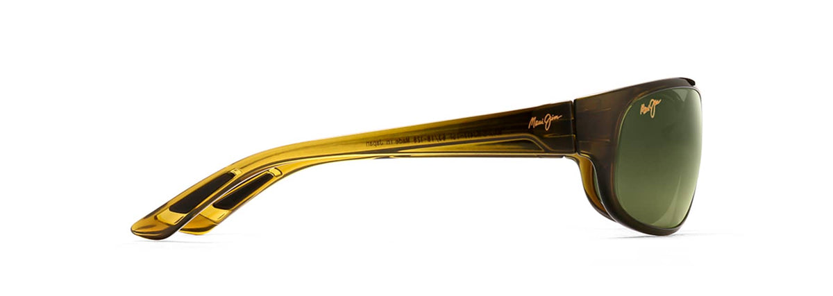 Maui Jim Twin Falls sunglasses in Olive Fade, side view