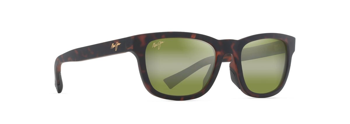 Maui Jim Kapi'i sunglasses in Matte Dark Havana, angled view