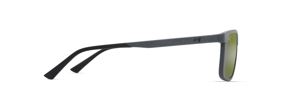 Maui Jim Pulama sunglasses in Matte Grey, side view