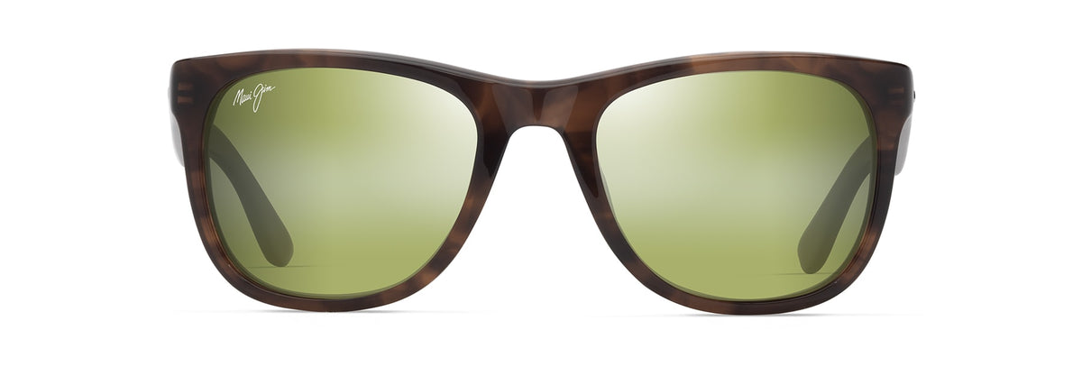 Maui Jim Kikonia sunglasses in Shiny Melange Brown Havana, front view
