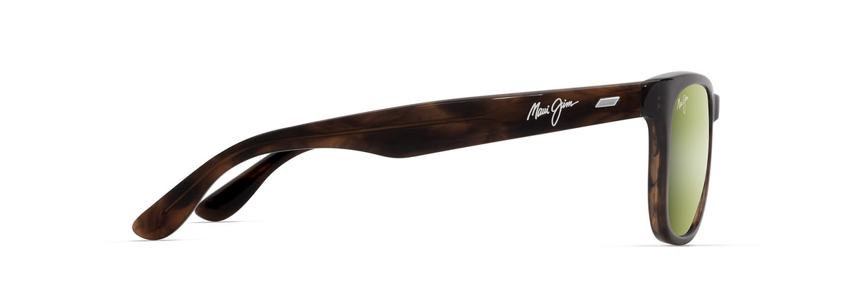 Maui Jim Kikonia sunglasses in Shiny Melange Brown Havana, side view
