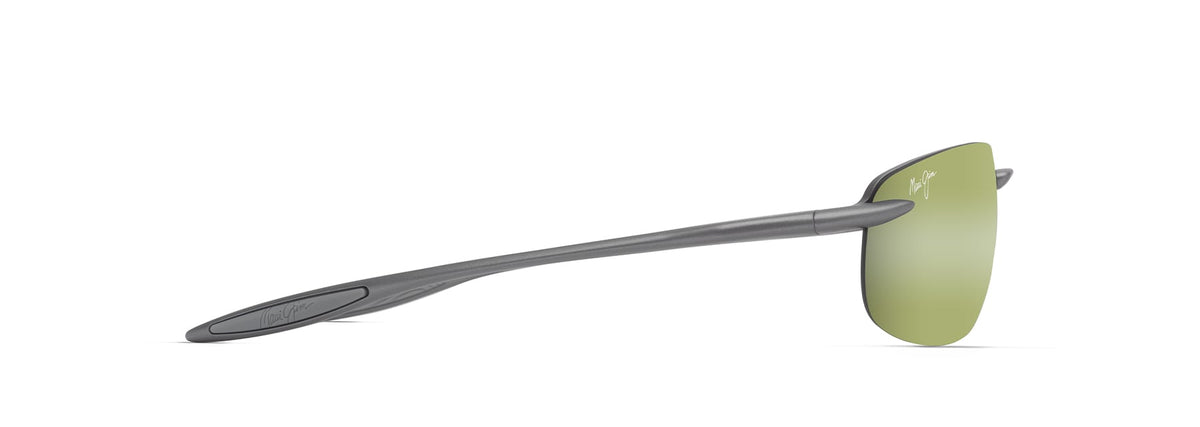 Maui Jim Hookipa Ultra sunglasses in Matte Metal Grey, side view
