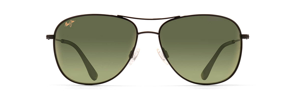 Maui Jim Cliff House sunglasses in Gloss Black, front view