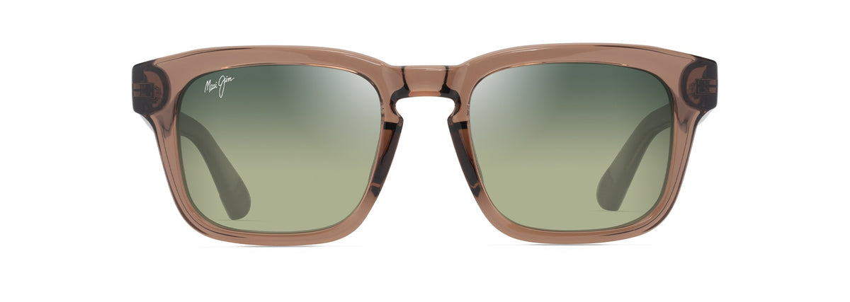 Maui Jim Maluhia sunglasses in Shiny Trans Light Brown, front view