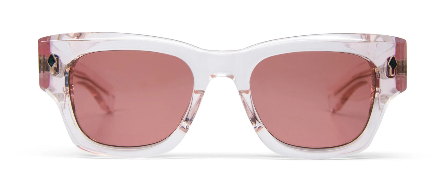 Zuma Jacques Marie Mage Alanui Sunglasses Cameo Clear Pink Turquoise Inlay