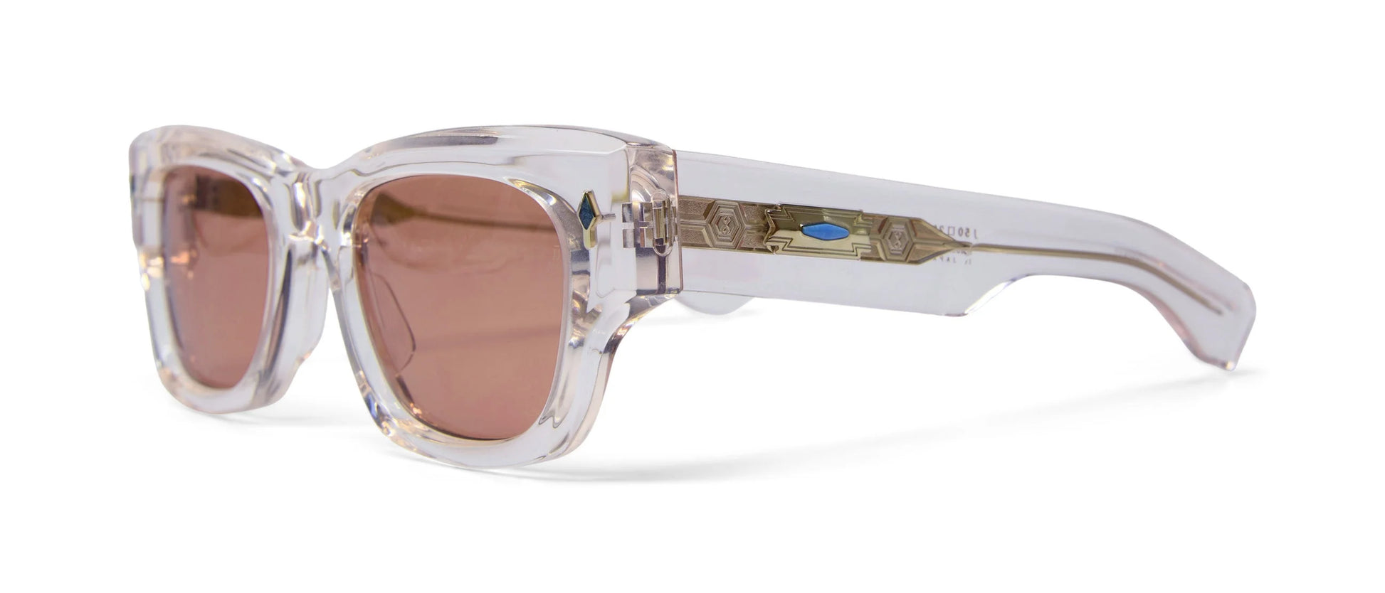 Zuma Jacques Marie Mage Alanui Sunglasses Cameo Clear Pink Turquoise Inlay