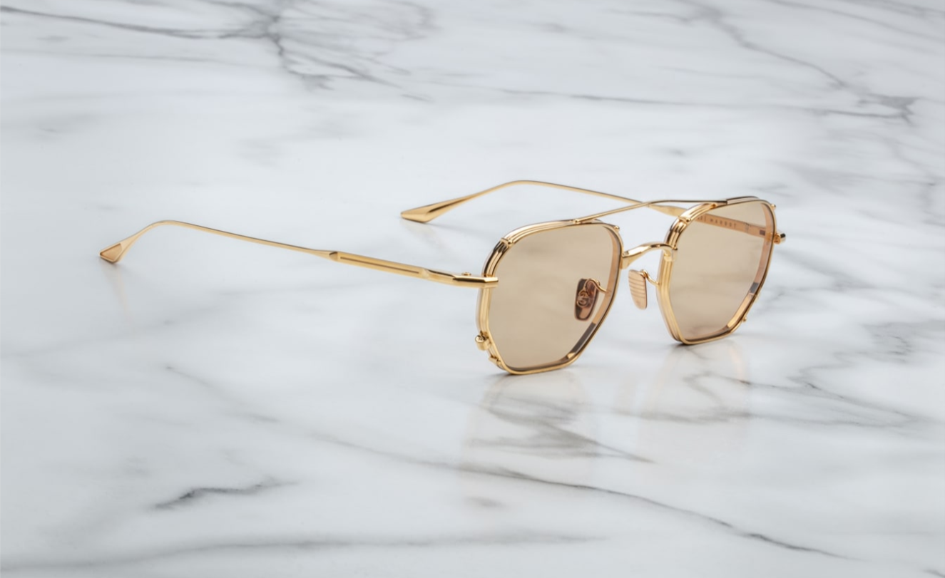 Marbot Jacques Marie Mage Aviator Gold Sunglasses