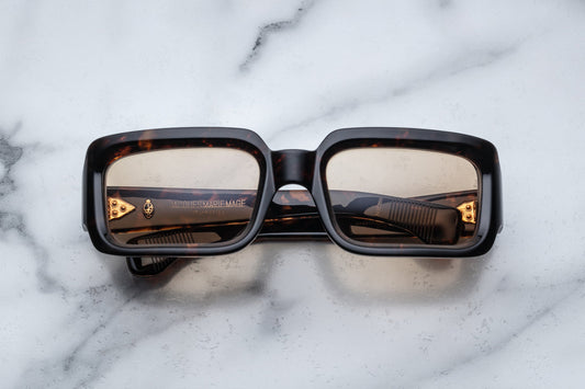 Vera Jacques Marie Mage Rectangular Sunglasses Agar Tortoise