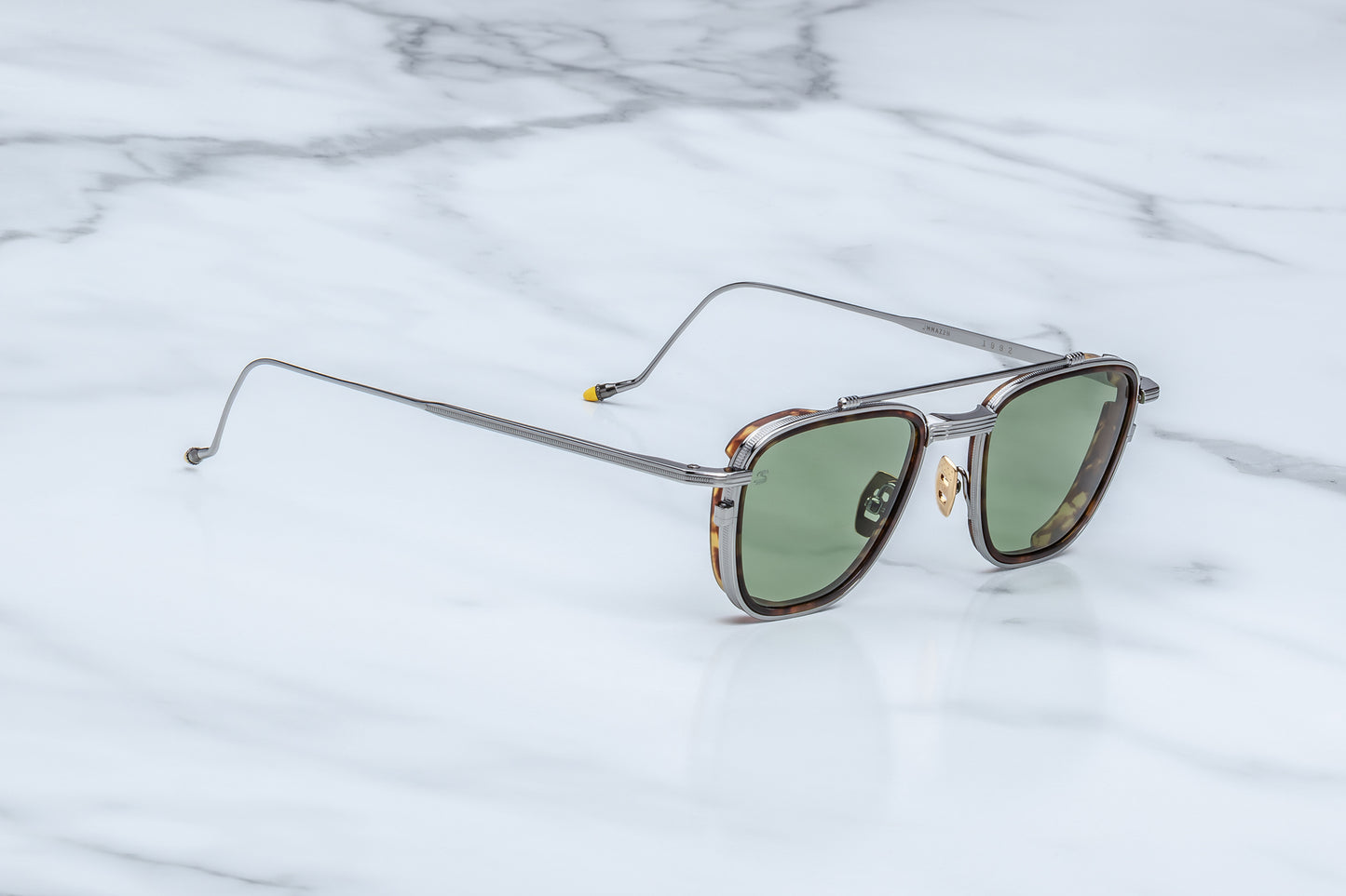 Jacques Marie Mage 1992 Ayrton Senna Sunglasses Antique Silver JMMAZ-2H Profile