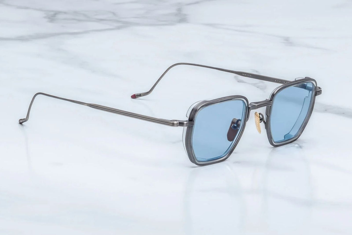 Jacques Marie Mage Atkins Sunglasses Antique Silver JMMTK-2H Side