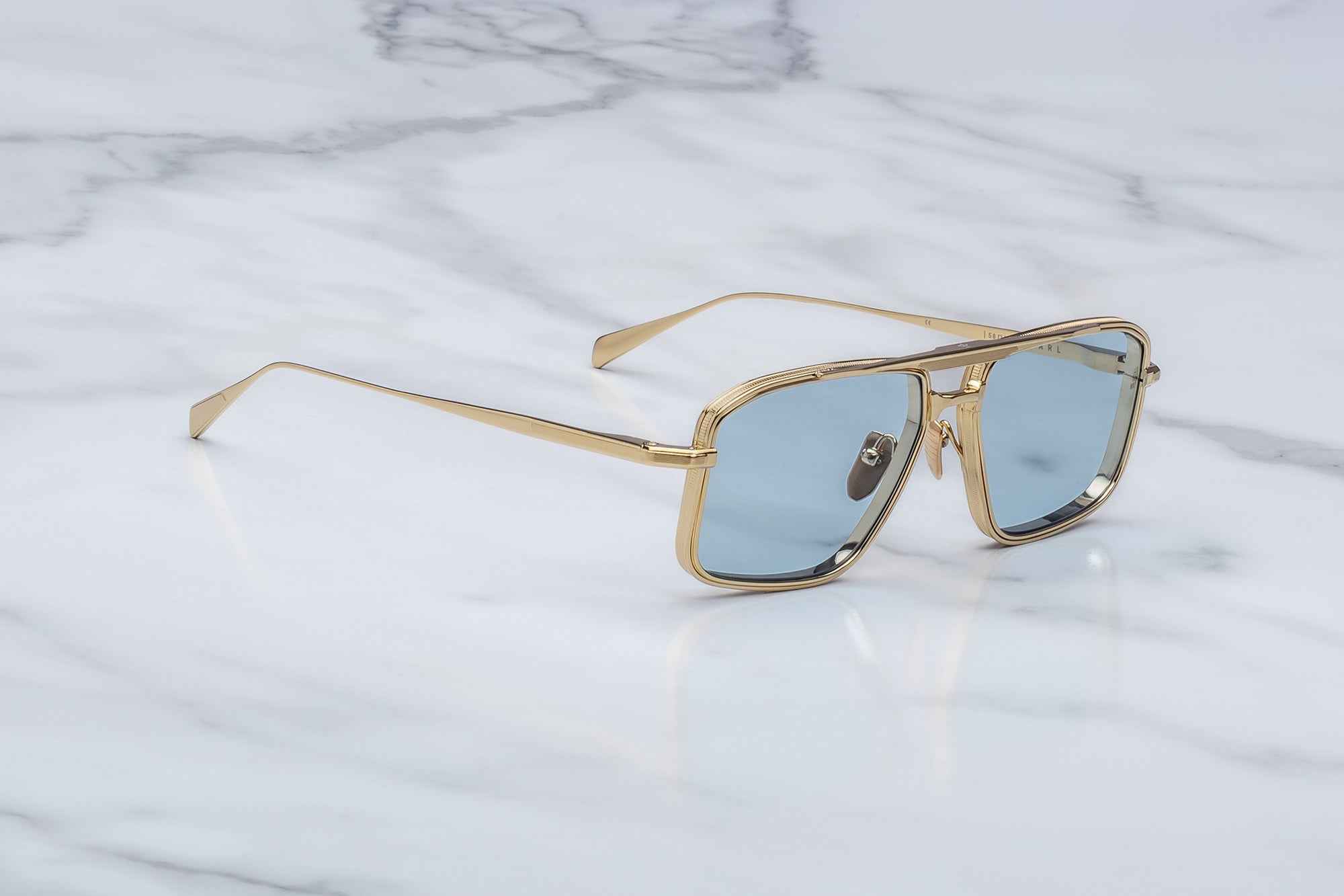 Jacques Marie Mage Earl Sunglasses Ciel JMMER-19H Profile