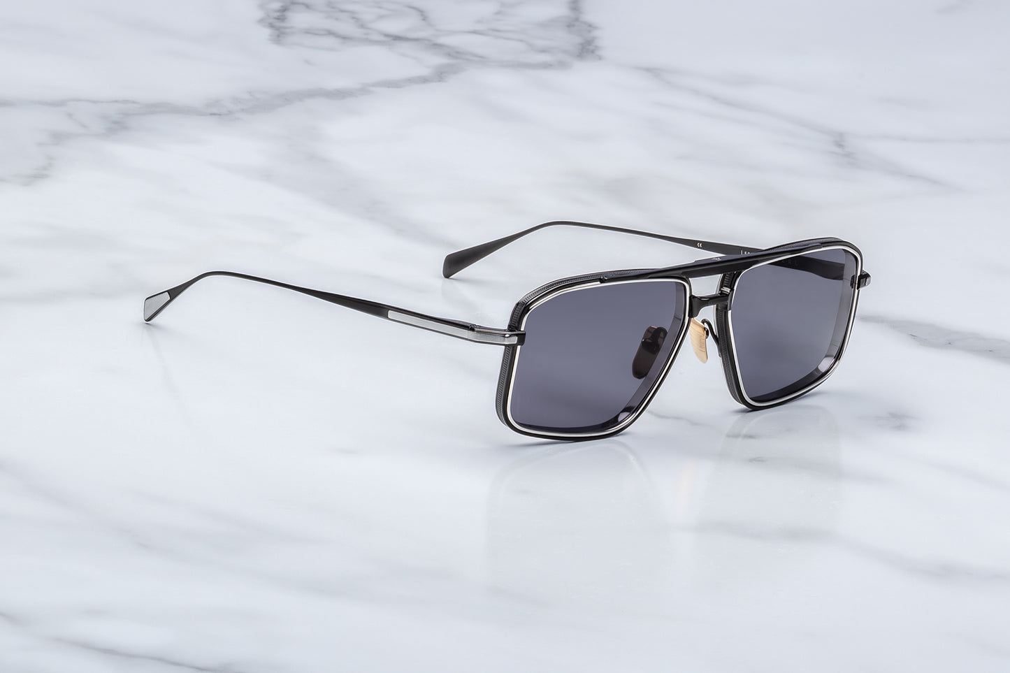 Jacques Marie Mage Earl Sunglasses Corbeau JMMER-19J Profile