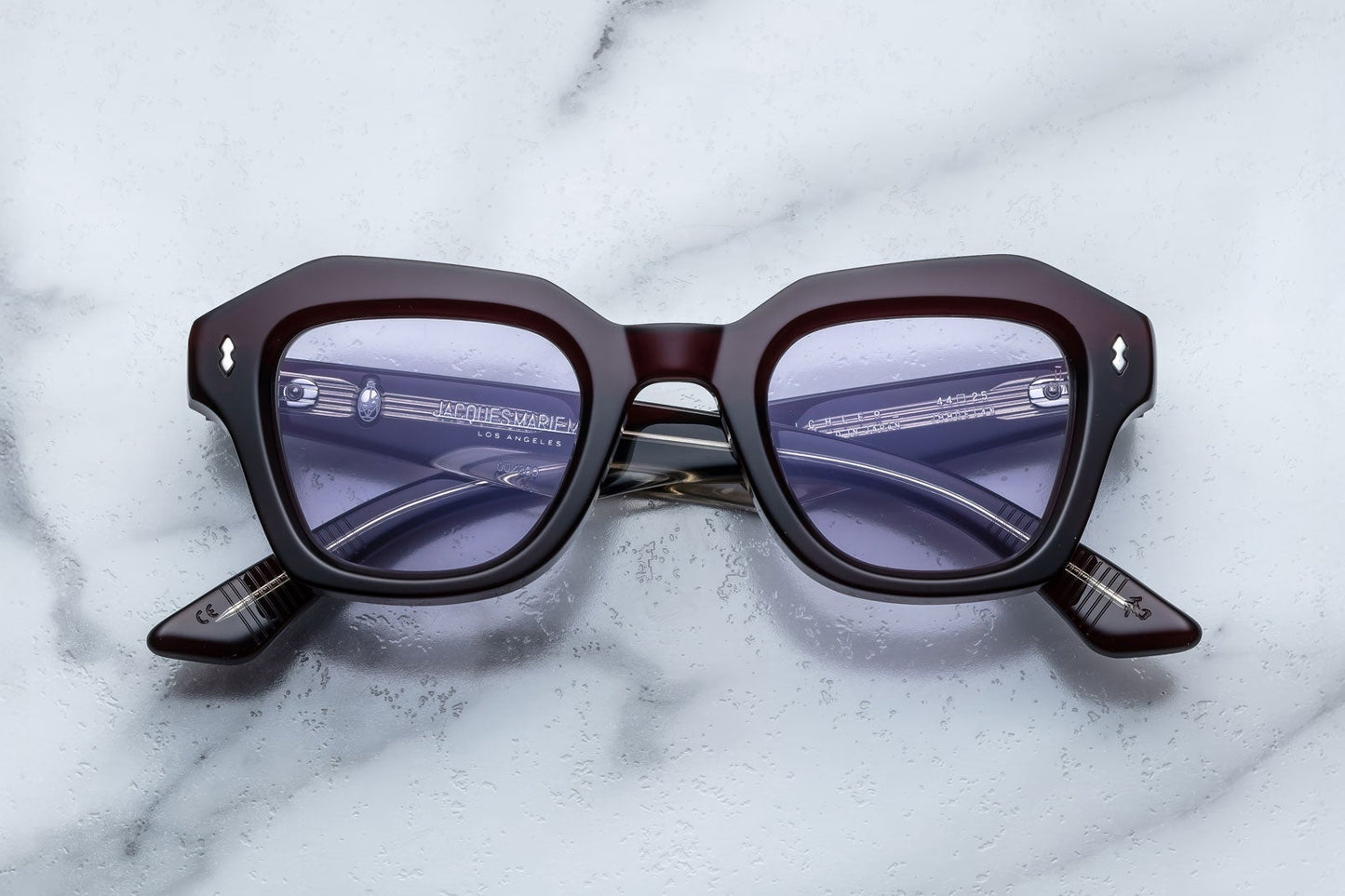 Jacques Marie Mage Eichler Sunglasses Cherry JMMQE-14N Front