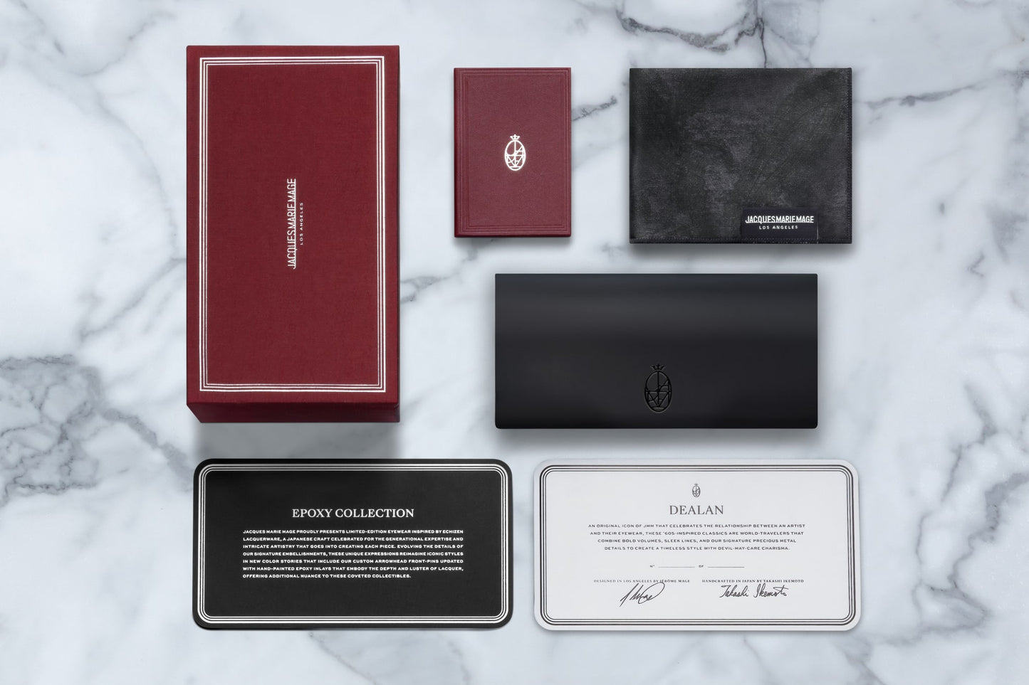 Jacques Marie Mage Epoxy 2 Packaging Case and Accessories Shadow Fumee