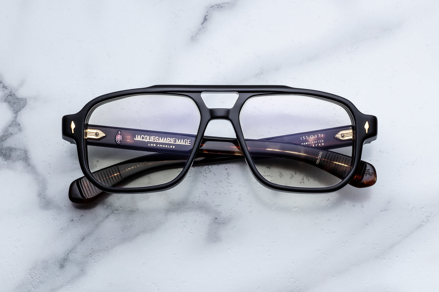 Jacques Marie Mage Evans Rx Eyeglasses Noir 15 JMMEVRX-15A Front