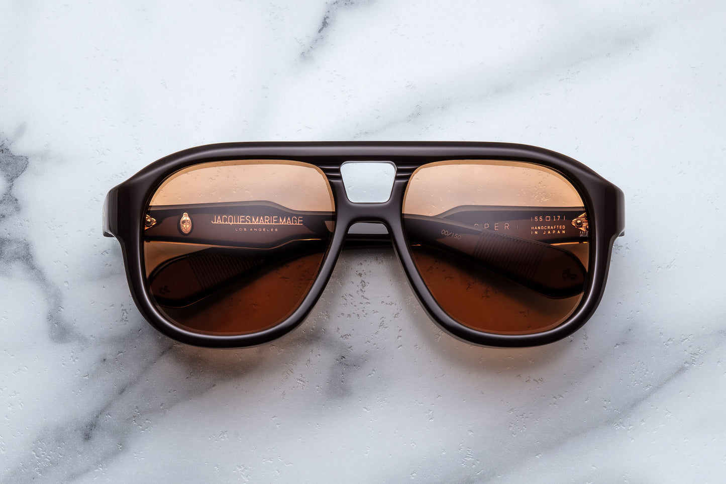 Jacques Marie Mage Jasper Sunglasses Walnut JMMYA-5K Front