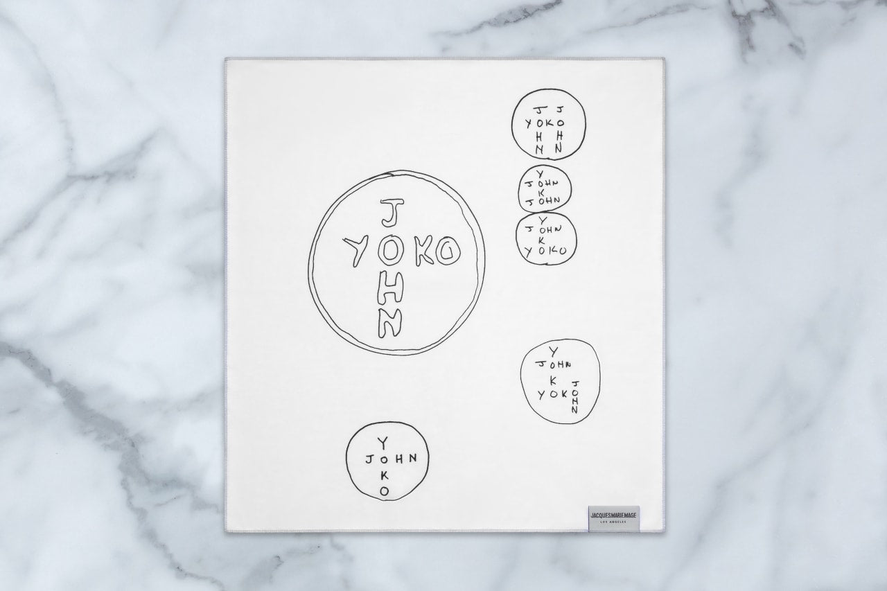 Jacques Marie Mage John and Yoko Cleaning Cloth