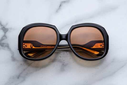 Jacques Marie Mage John and Yoko Ocean Child Sunglasses Beluga JMMYK-7T Front