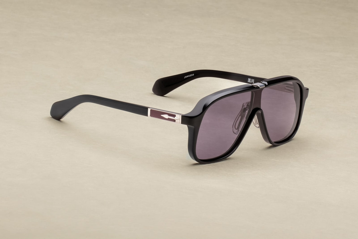 Jacques Marie Mage Kurokawa Sunglasses Kyosho Collection Black JMMKQ-88 Profile