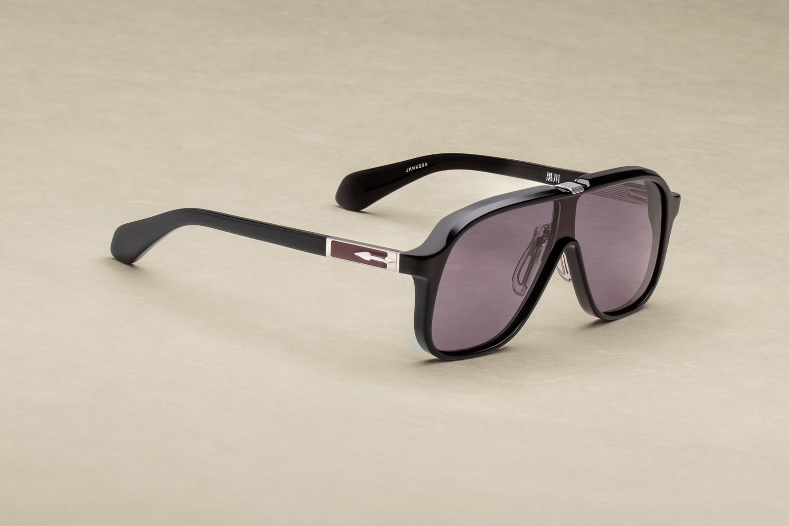 Jacques Marie Mage Kurokawa Sunglasses Kyosho Collection Black JMMKQ-88 Profile