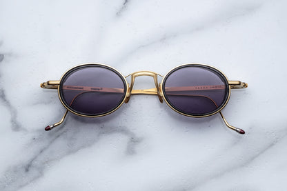 Jacques Marie Mage Varda Sunglasses Ebony JMMVD-14U Front at Gazal Eyecare Roswell Atlanta