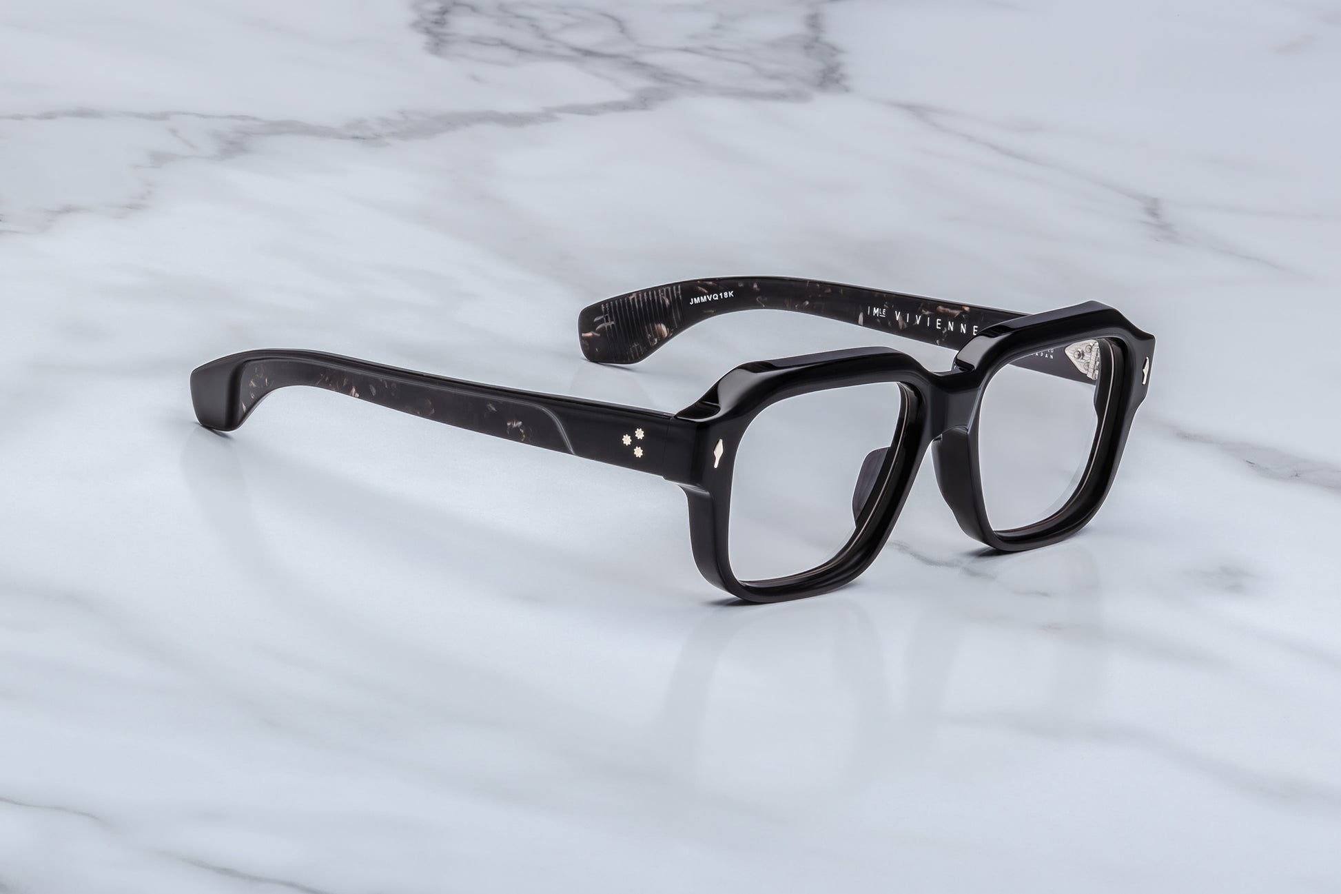Jacques Marie Mage Vivienne Eyeglasses Willow JMMVQRX-18K Profile