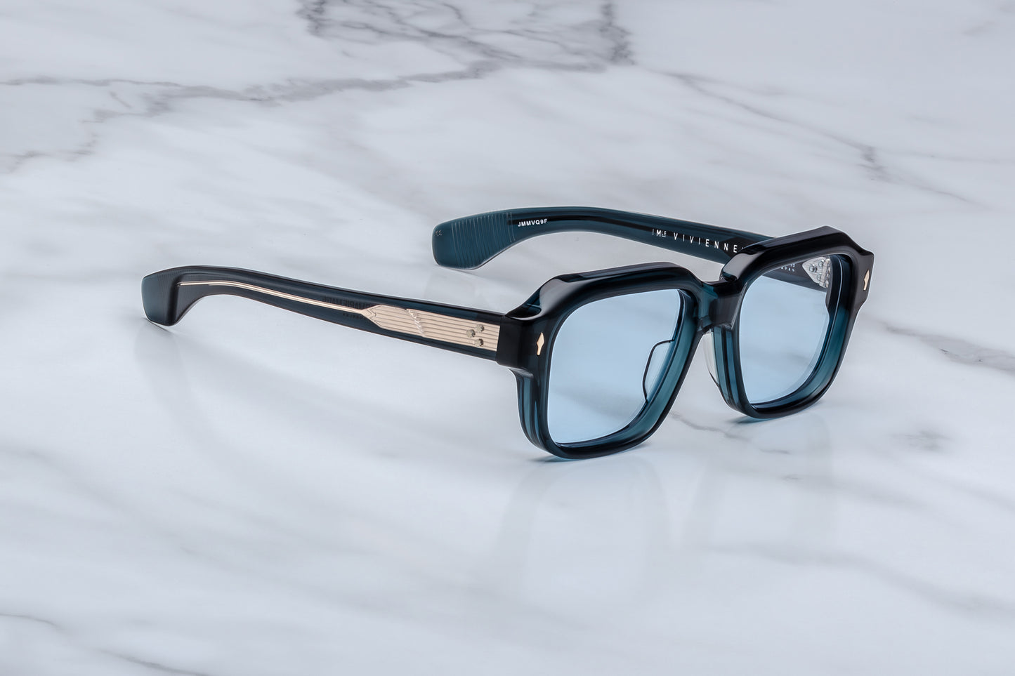 Jacques Marie Mage Vivienne Sunglasses Indigo JMMVQ-9F Profile