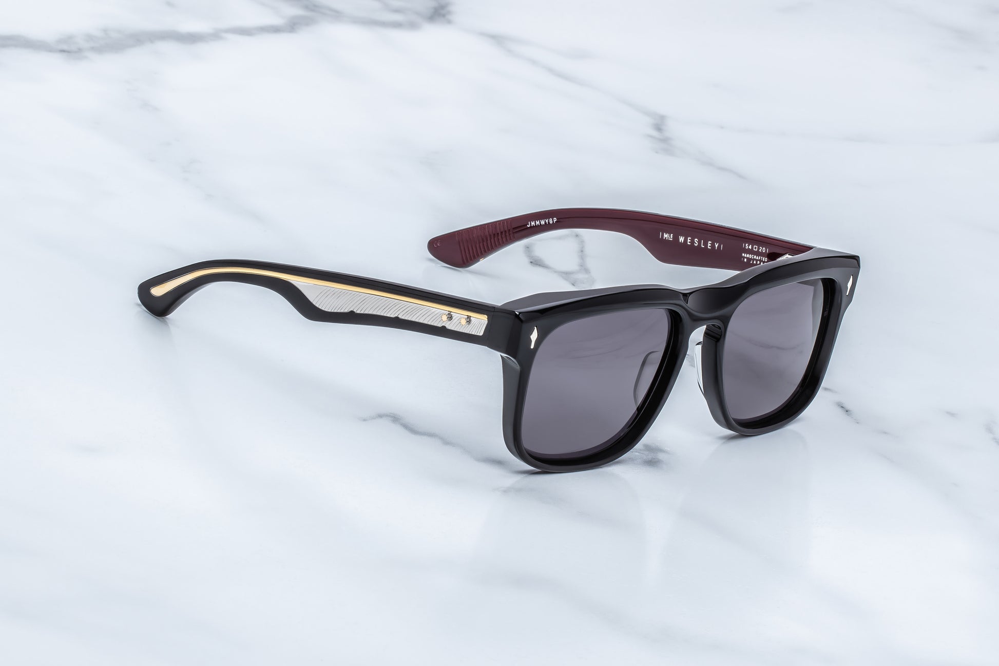 Jacques Marie Mage Wesley Sunglasses Bloodstone JMMWY-6P Side