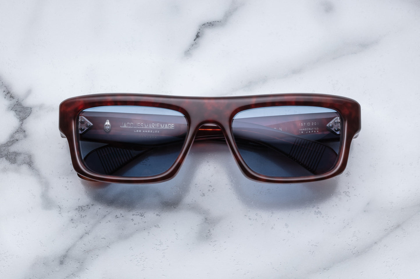 Jacques Marie Mage Cleavon 57 Sunglasses Breccia JMMVNX-7U Front